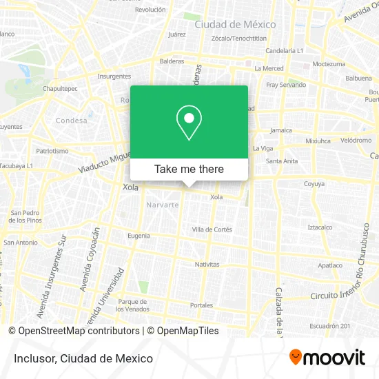 Inclusor map