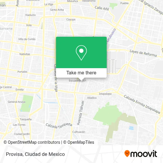Provisa map
