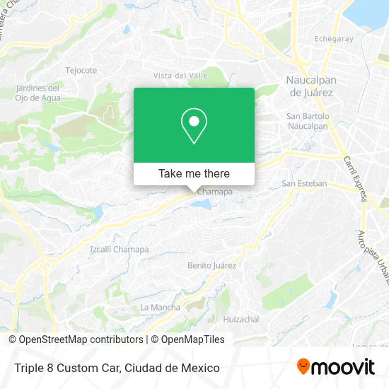 Triple 8 Custom Car map