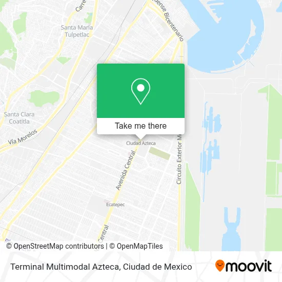 Terminal Multimodal Azteca map