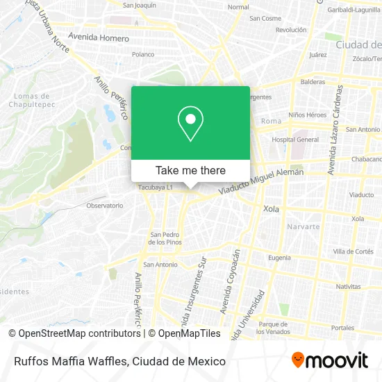 Ruffos Maffia Waffles map