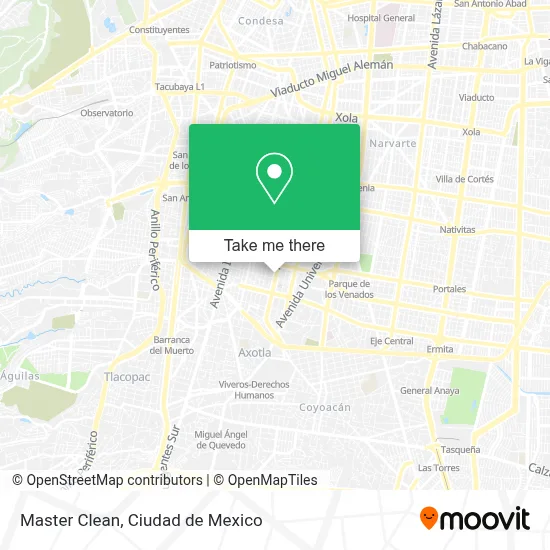 Master Clean map