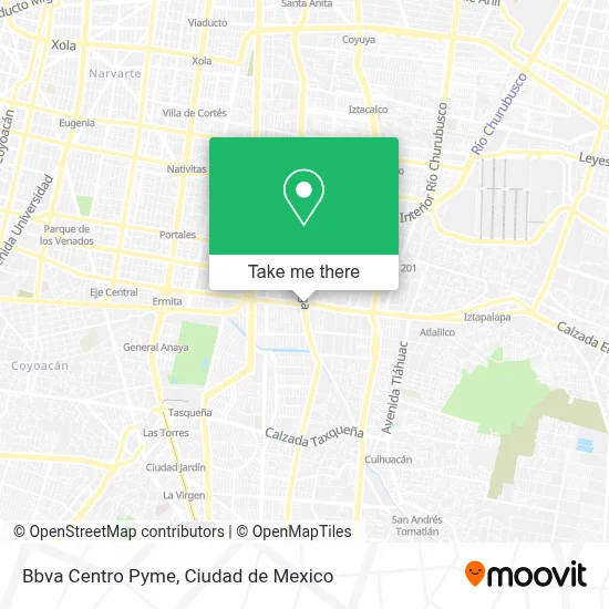 Bbva Centro Pyme map