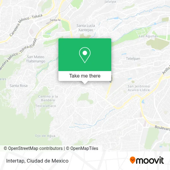 Intertap map