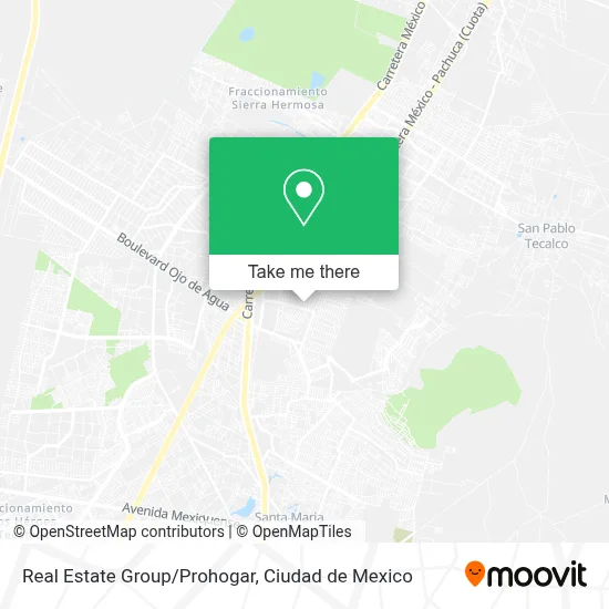 Real Estate Group/Prohogar map