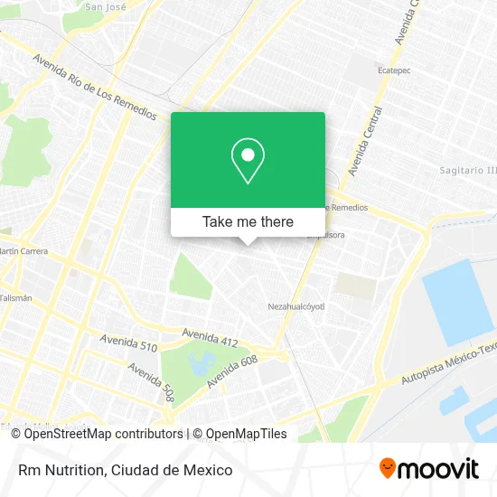 Rm Nutrition map