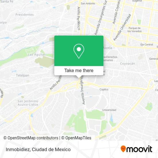 Inmobidiez map