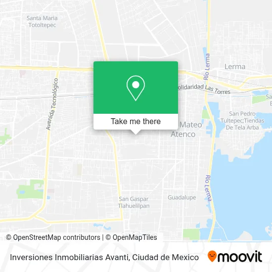 Inversiones Inmobiliarias Avanti map