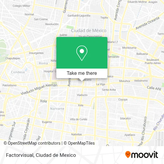 Factorvisual map