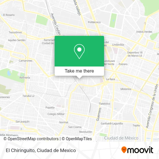 El Chiringuito map