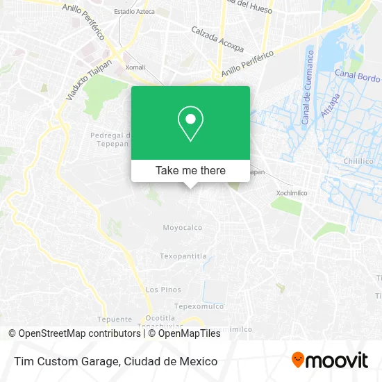 Tim Custom Garage map