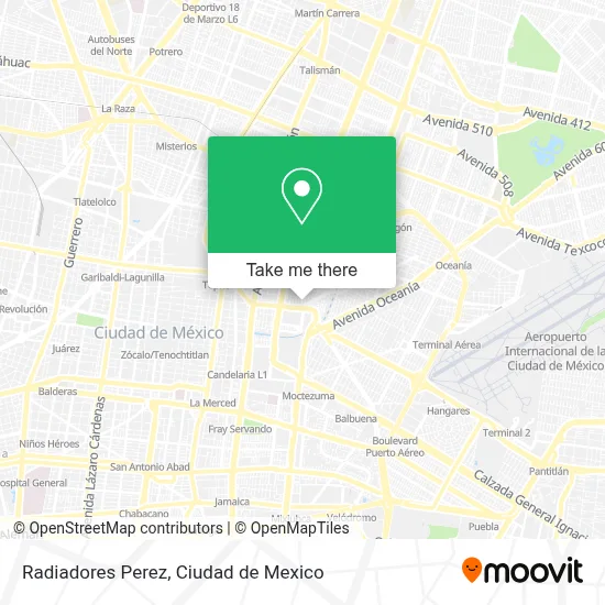Radiadores Perez map