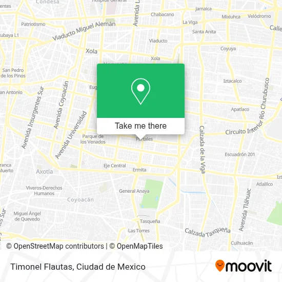 Timonel Flautas map
