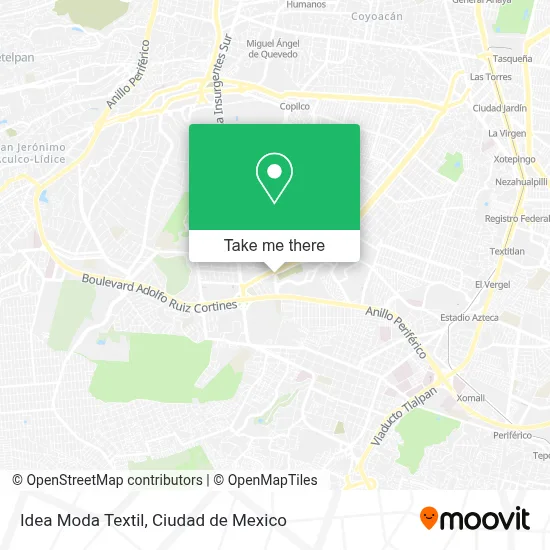 Idea Moda Textil map
