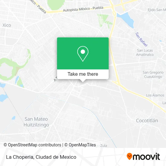 La Choperia map