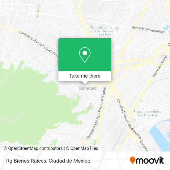 Rg Bienes Raices map
