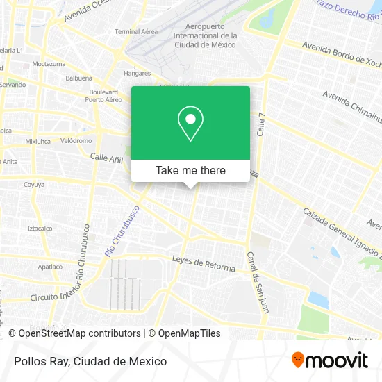 Pollos Ray map