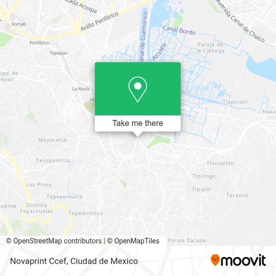 Novaprint Ccef map