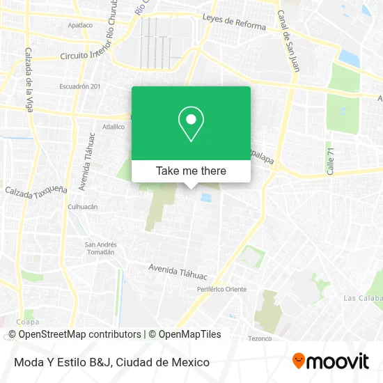 Moda Y Estilo B&J map