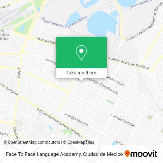 Face To Face Language Academy map
