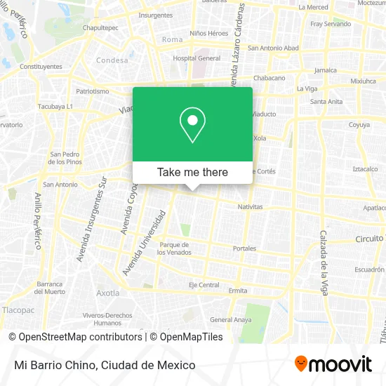 Mi Barrio Chino map