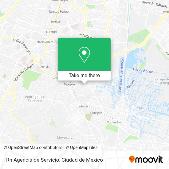 Rn Agencia de Servicio map