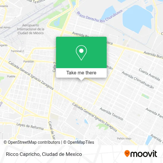 Ricco Capricho map