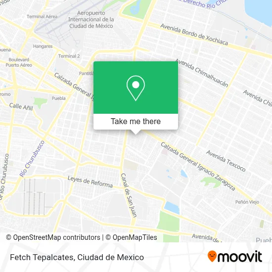 Fetch Tepalcates map