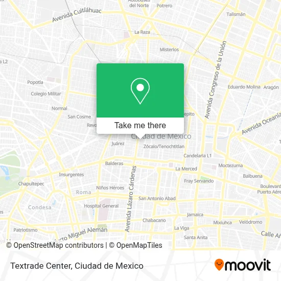 Textrade Center map