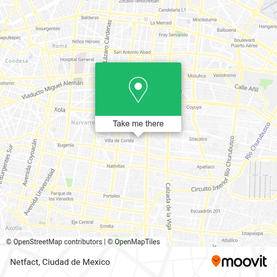 Netfact map