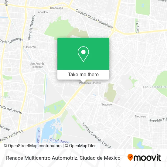 Renace Multicentro Automotriz map