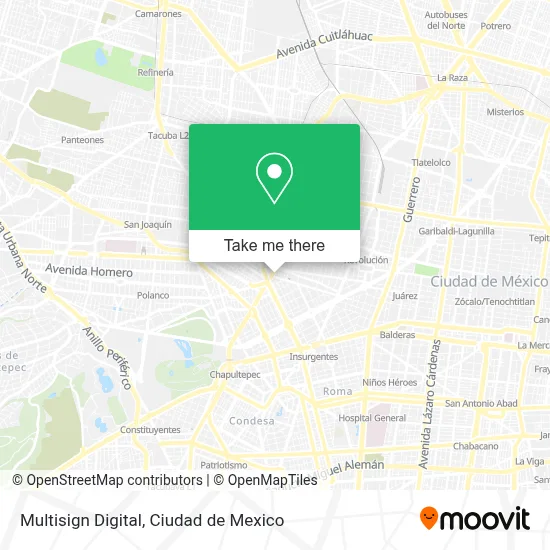 Multisign Digital map