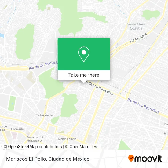 Mariscos El Pollo map