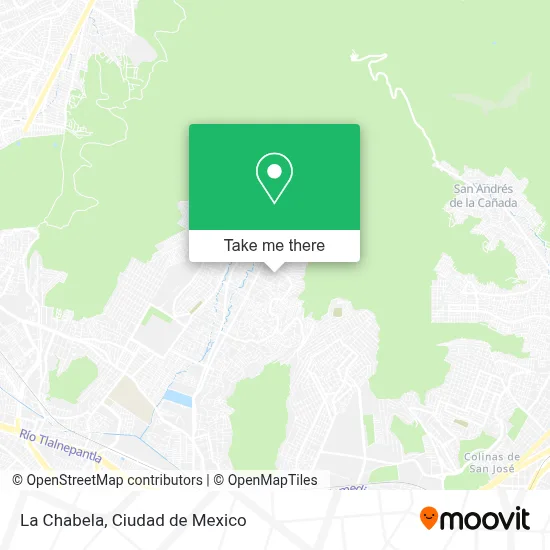 La Chabela map