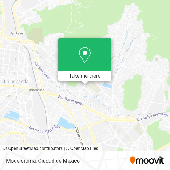 Modelorama map