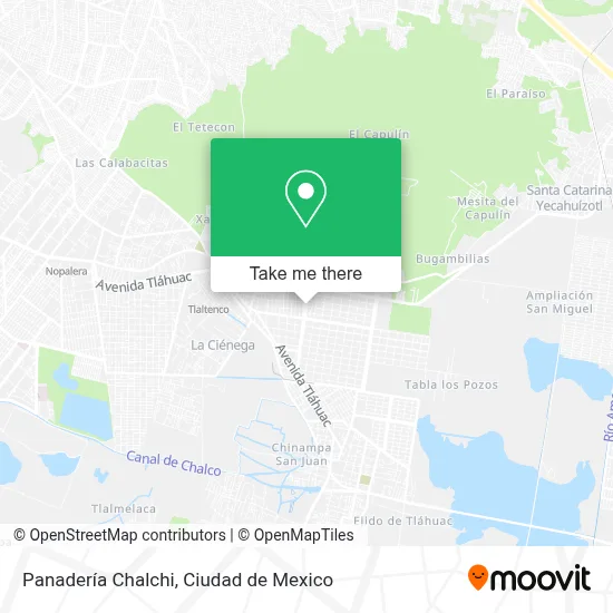 Panadería Chalchi map