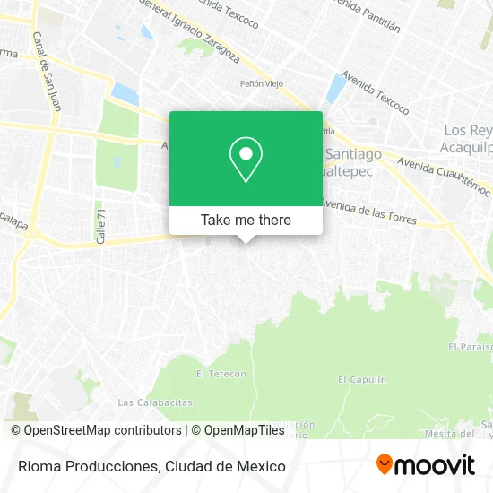 Rioma Producciones map