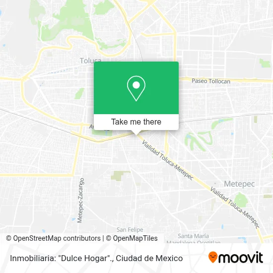 Inmobiliaria: "Dulce Hogar". map