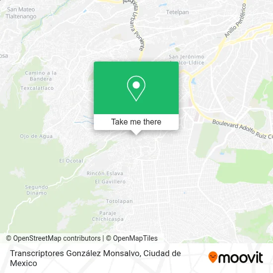 Transcriptores González Monsalvo map