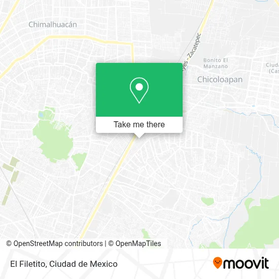 El Filetito map