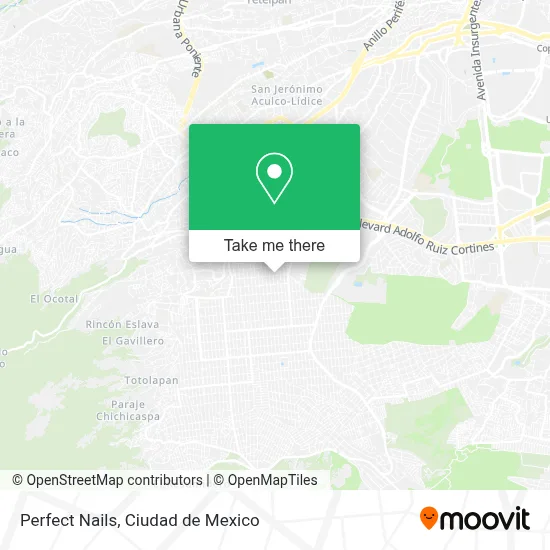 Perfect Nails map