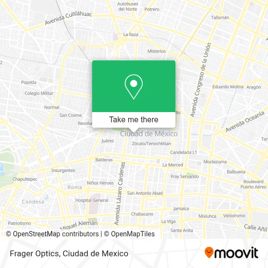 Frager Optics map