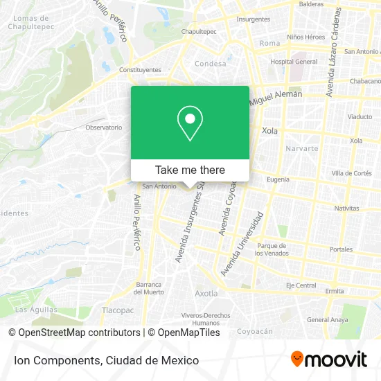 Ion Components map
