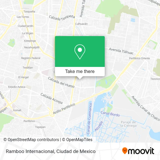 Ramboo Internacional map