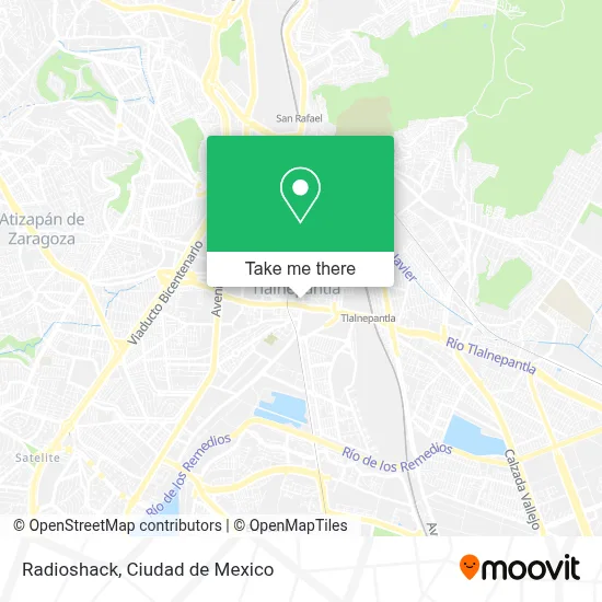 Radioshack map