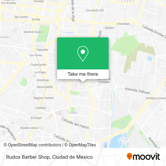 Rudos Barber Shop map