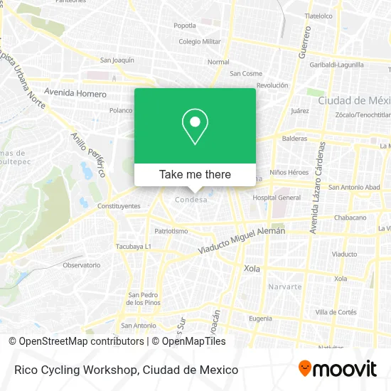 Rico Cycling Workshop map