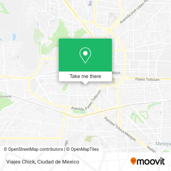 Viajes Chick map