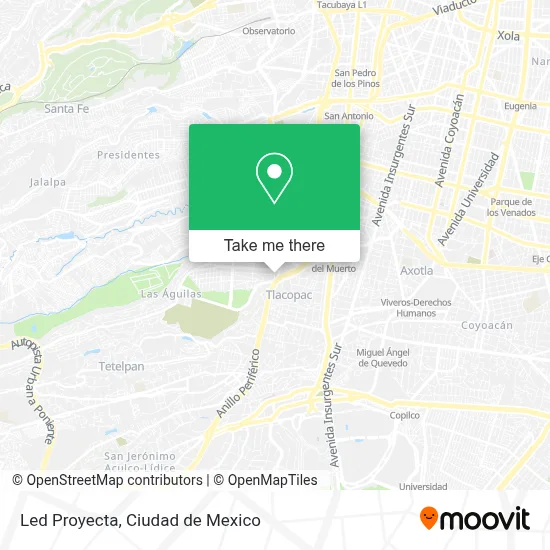 Led Proyecta map