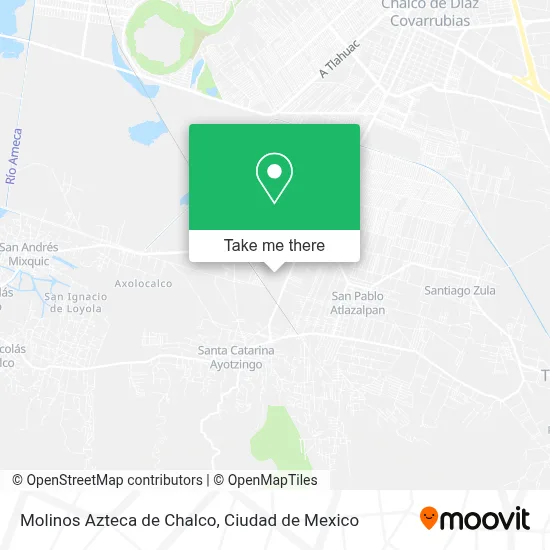 Molinos Azteca de Chalco map